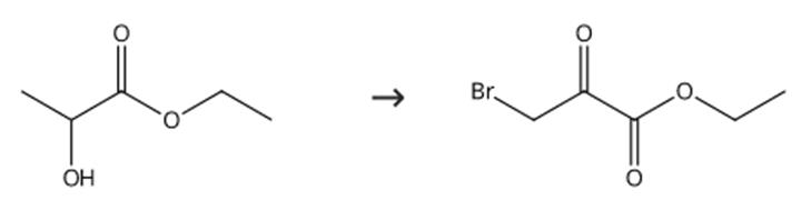 图2 3-溴丙酮酸乙酯的合成路线。