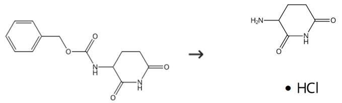 图1 3-氨基-2，6-哌啶二酮盐酸盐的合成路线[1]。