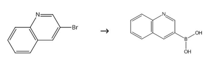 喹啉-3-硼酸的合成路线