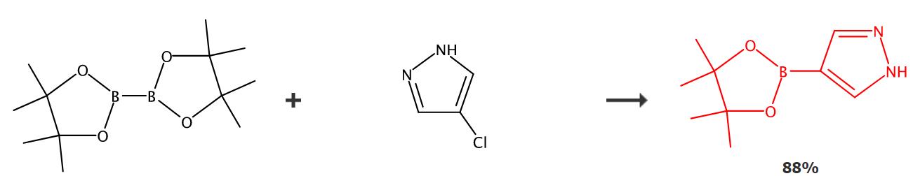 4-吡唑硼酸频哪醇酯的合成路线