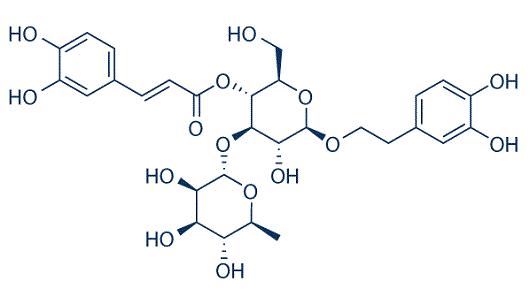 毛蕊花糖苷化学结构式