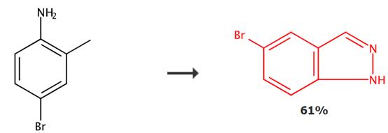 5-溴吲唑的合成路线