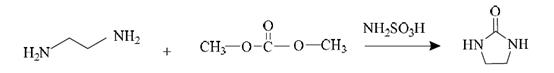 图2 碳酸脂法生产2-咪唑烷酮反应方程式.jpg