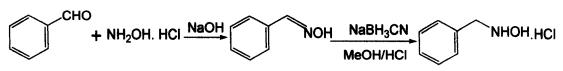 N-苄基羟胺盐酸盐的制备