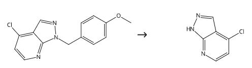 5-chloro-2,8,9-triazabicyclo[4.3.0]nona-1,3,5,7-tetraene synthesis