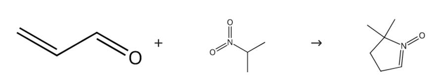 图3 5，5-二甲基-1-吡咯啉-N-氧化物的合成路线