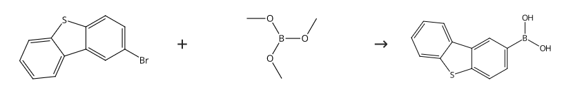 	Dibenzothiophene-2-boronic acid synthesis