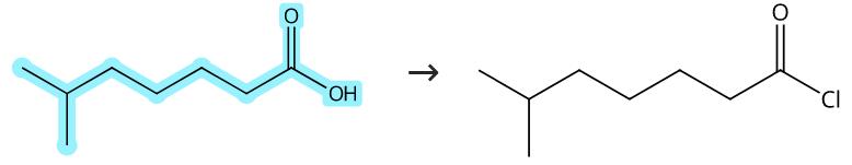异辛酸的酰氯化反应