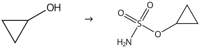 环丙醇参与的酯化反应