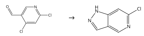 6-Chloro-1H-pyrazolo[4,3-c]pyridine synthesis
