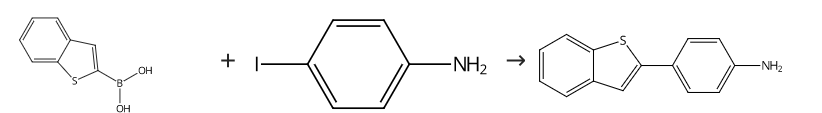 4-Benzo[b]thien-2-ylbenzenamine synthesis