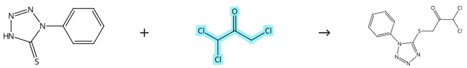 1,1,3-三氯丙酮的亲核取代反应