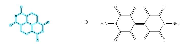 1,4,5,8-萘四甲酸酐的肼解反应