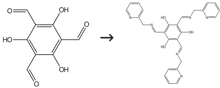 三醛基间苯三酚的缩合反应