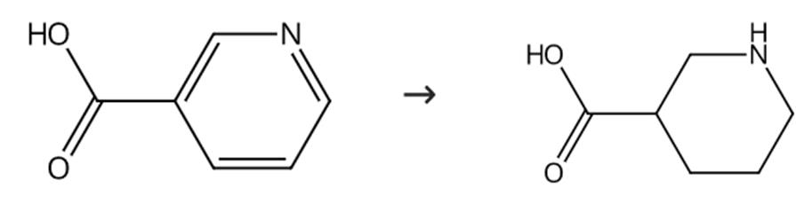 图2 3-哌啶甲酸的合成路线