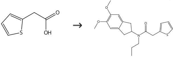 2-噻吩乙酸参与的缩合反应