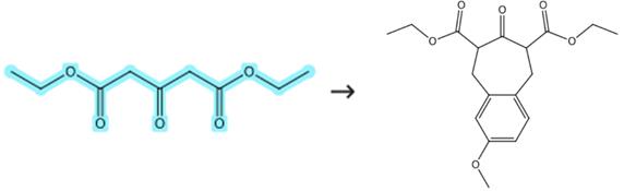 1,3-丙酮二羧酸二乙酯的亲核取代反应