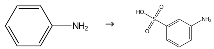 图1 3-氨基苯磺酸的合成路线