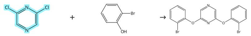 2,6-二氯吡嗪参与的亲核取代反应