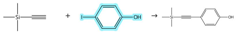 4-碘苯酚参与的Sonogashira偶联反应