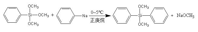 二苯基二甲氧基硅烷的合成方程式.png