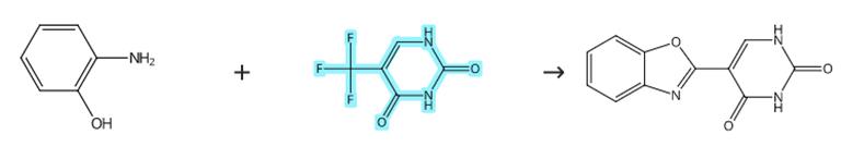 5-三氟甲基尿嘧啶的偶联反应