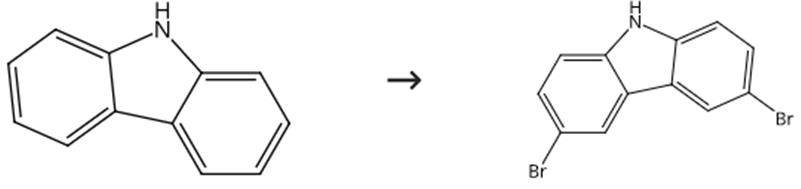 图1 3，6二溴咔唑的合成路线