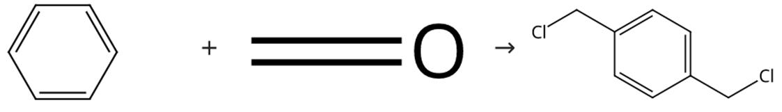 图1 1，4-对二氯苄的合成路线