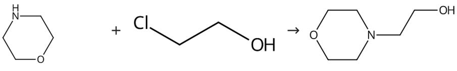图1 2-吗啉乙醇的合成路线