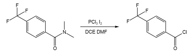 化学物质4-三氟甲基苯甲酰氯的合成方法