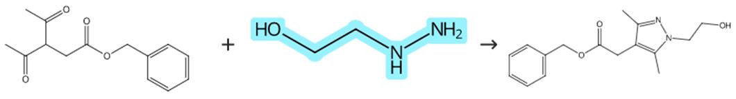 2-肼基乙醇参与的缩合反应