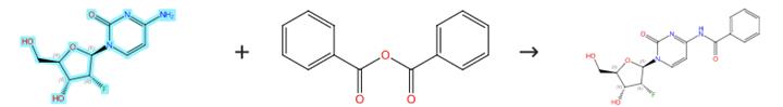 2'-脱氧-2-氟胞苷的酰化反应
