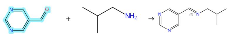 嘧啶-5-甲醛的缩合反应