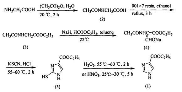 咪唑-4-甲酸乙酯的合成.png