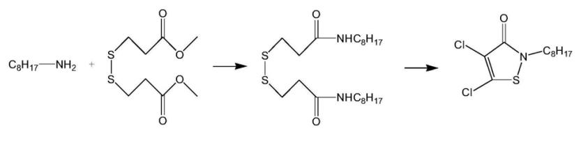 4,5-二氯-2-正辛基-3-异噻唑啉酮合成路线