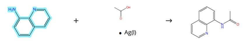 8-氨基喹啉作为配体的应用