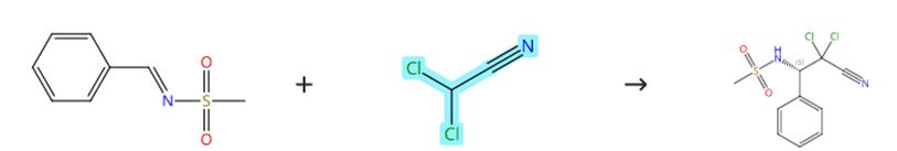 二氯乙腈的亲核取代反应
