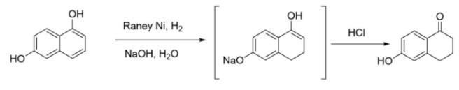 6‑羟基‑1‑四氢萘酮反应式