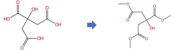 柠檬酸三甲酯的合成路线 柠檬酸三甲酯的合成路线