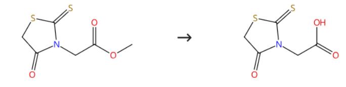 图2 3-羧甲基绕丹宁的合成路线
