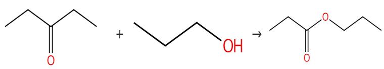 图2 丙酸正丙酯的合成路线