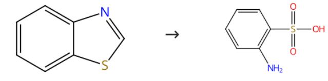 图2 2-氨基苯磺酸的合成路线