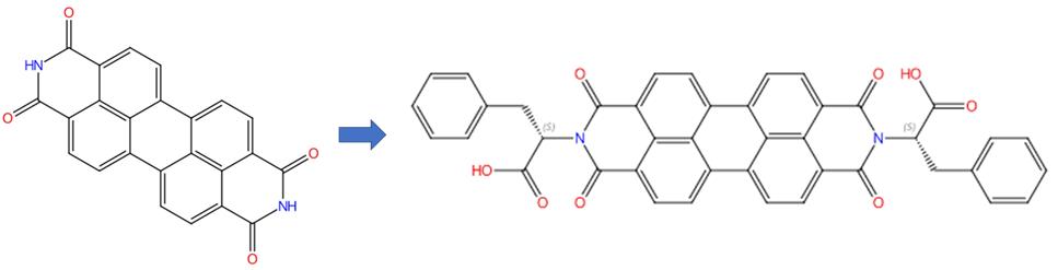 3,4,9,10－四甲酰二亚胺的缩合反应