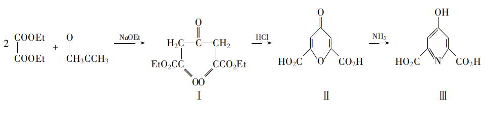 4-羟基吡啶-2，6-二甲酸合成路线