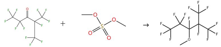 1,1,1,2,3,4,4,5,5,5-十氟-3-甲氧基-2-三氟甲基戊烷的制备