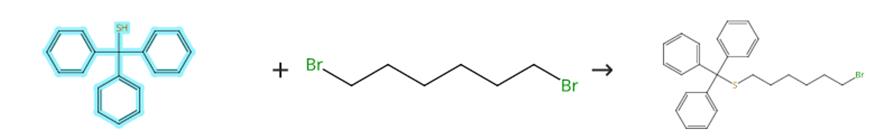 三苯甲硫醇的醚化反应
