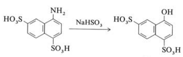 1-naphthol-4,7-disulfonic acid synthesis