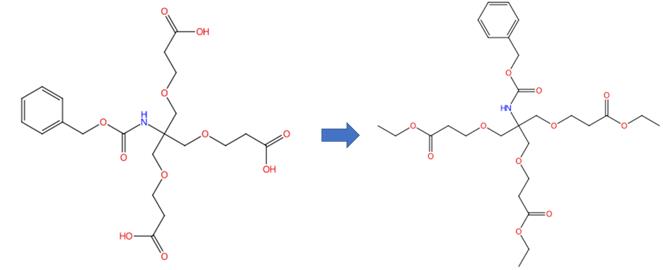 3,3'-[[2-(CBZ-氨基)-2-[(2-羧基乙氧基)甲基]丙烷-1,3-二基]双(氧基)]二丙酸的应用