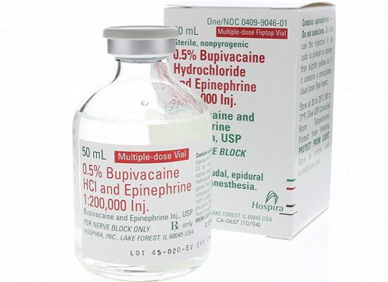 Figure 1. Injection of bupivacaine hydrochloride.png