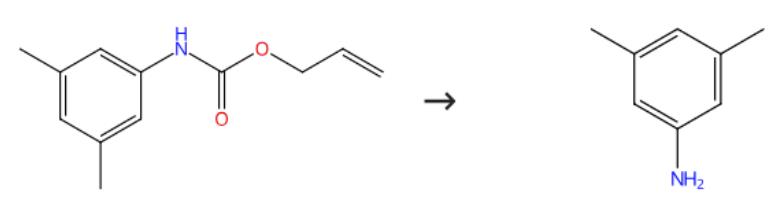 图3 1-氨基-3，5-二甲苯的合成路线